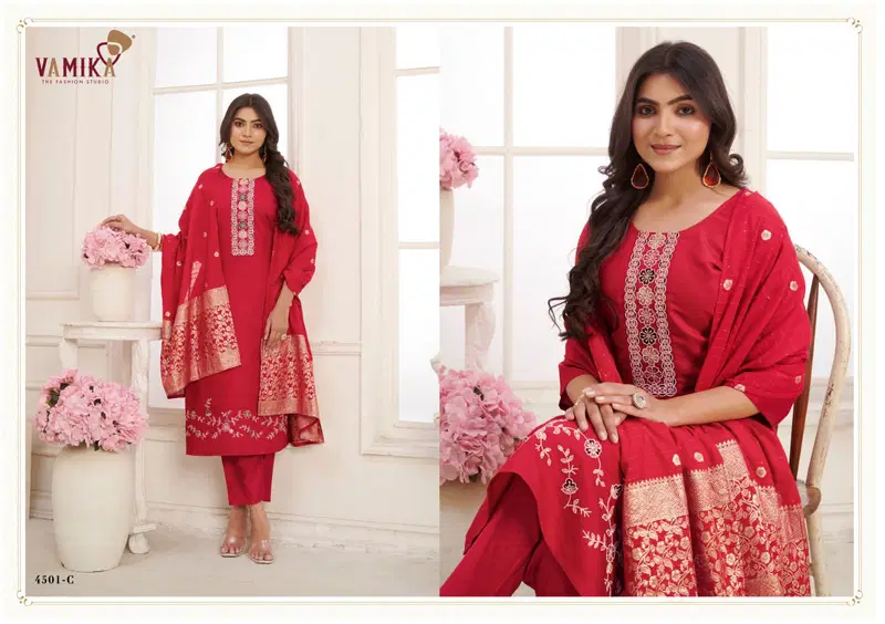 Jannat Vol 2 By Vamika Viscose Readymade Suits Wholesale Shop In Surat
